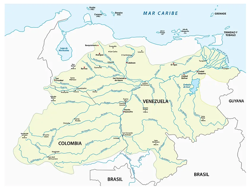 Orinoco River Worldatlas