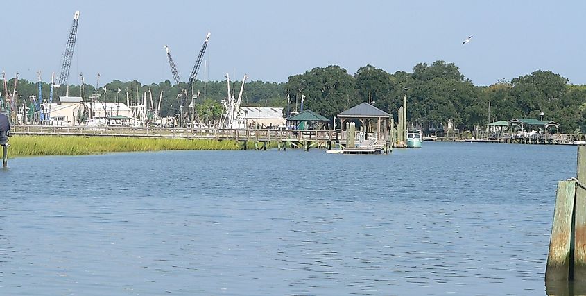 Jeremy Creek at McClellanville, South Carolina