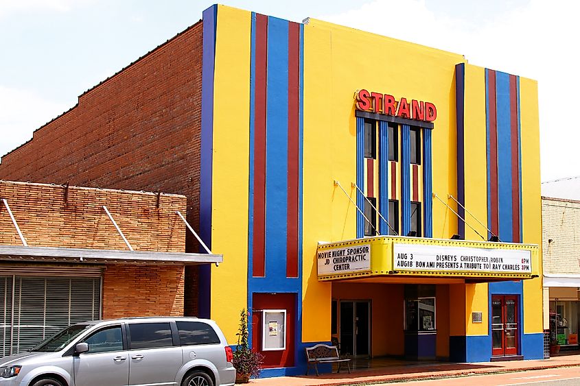 Strand Theatre in Jennings, Louisiana.