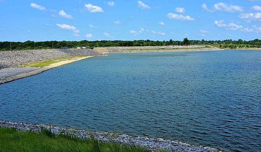 Lake Shelbyville, Illinois lake and dam