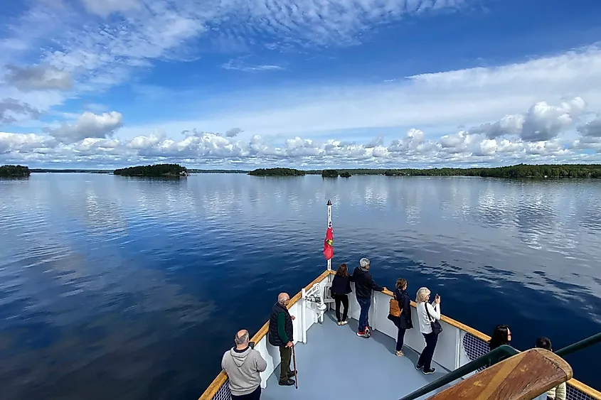 Sailing across Lake Muskoka in Gravenhurst Image credit Bryan Dearsley