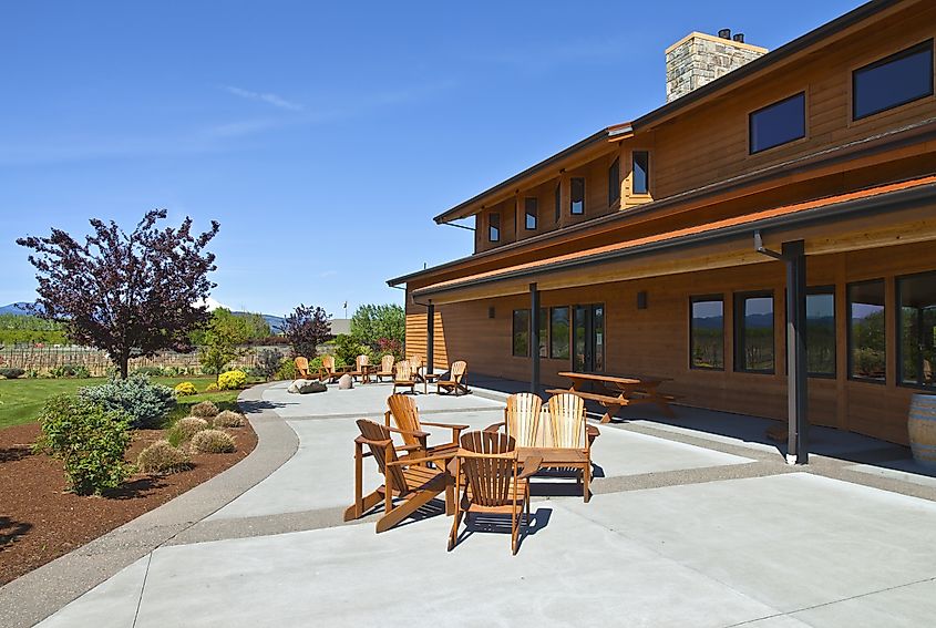 Mt Hood Winery in Hood River, Oregon.