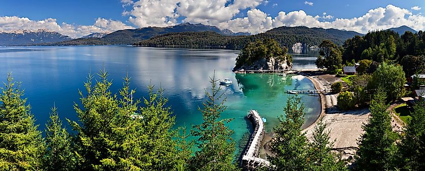 Lake Nahuel Huapi near Villa la Angostura, Argentina.