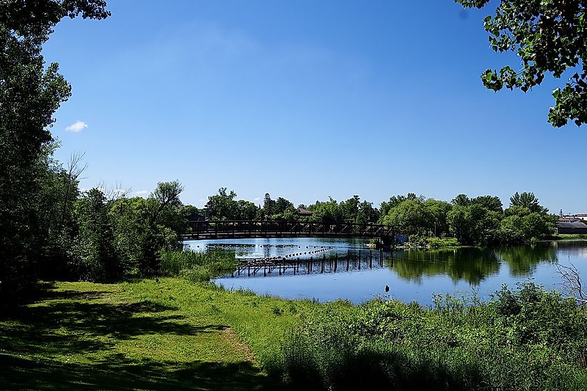 Red Bridge Park, city of Park Rapids, Minnesota