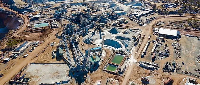 Mount Marion mine aerial view