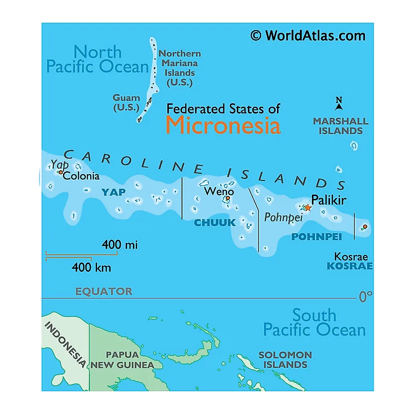 Pacific Island Countries - WorldAtlas