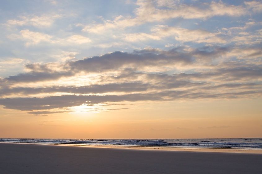 Bird Island, North Carolina near the border with South Carolina.