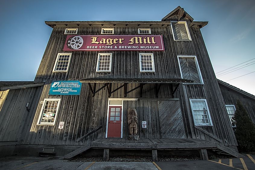 Lager Mill in downtown Frankenmuth, Michigan.