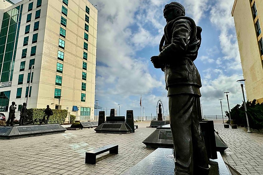 The Naval Aviation Monument in Virginia Beach Image credit Bryan Dearsley