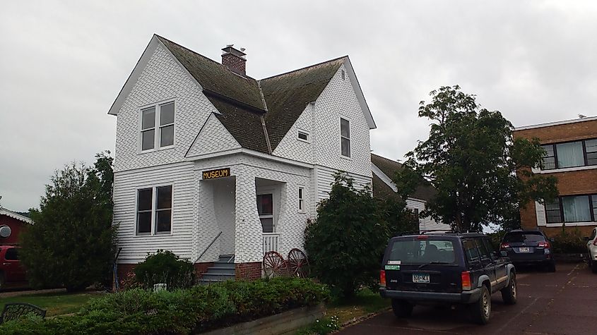 The Cook County History Museum in Grand Marais, Minnesota.