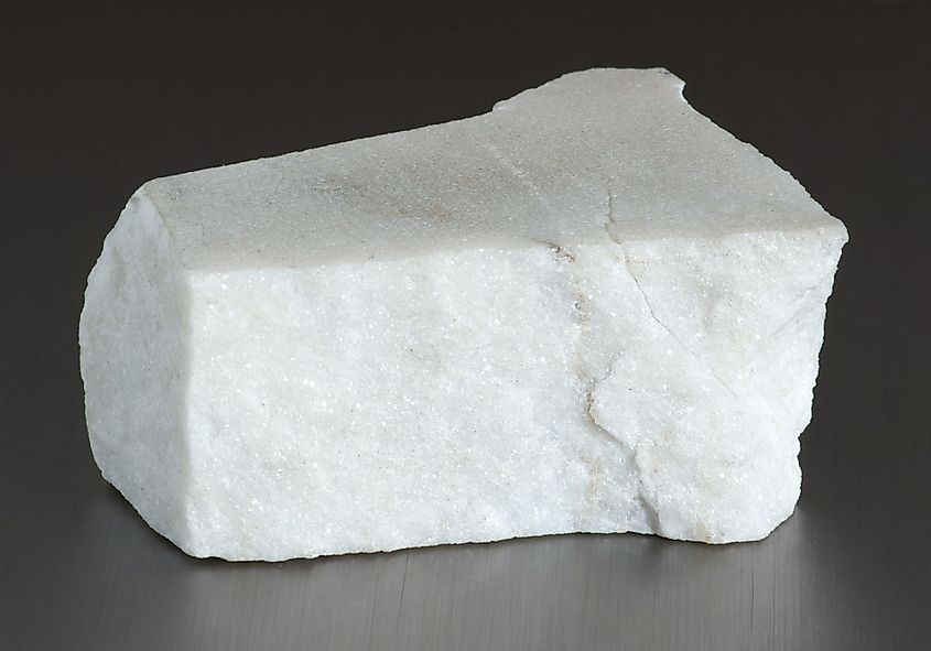 Marble is an example of non-foliated metamorphic rock