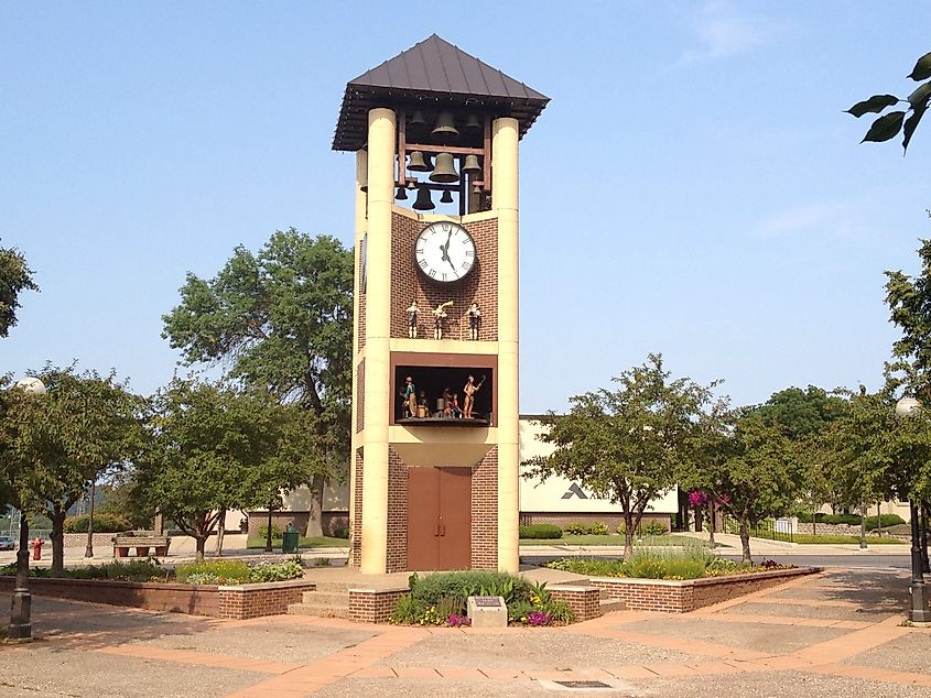 The Glockenspiel in New Ulm, Minnesota