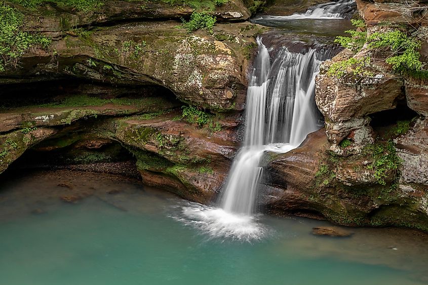 The Upper Falls at Old Man’s Cave