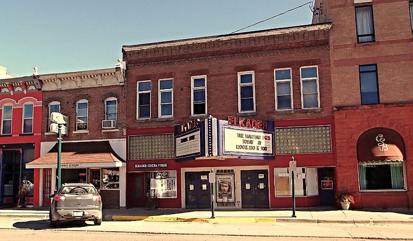 Elkader, Iowa, Elkader Theater, Theatre.