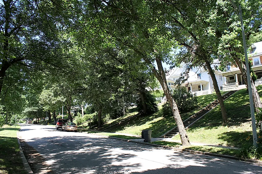 Lincoln Blvd. in the Bemis Park neighborhood of Omaha.