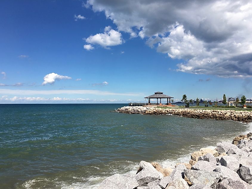 Whiting Lakefront Park near East Chicago, Indiana.
