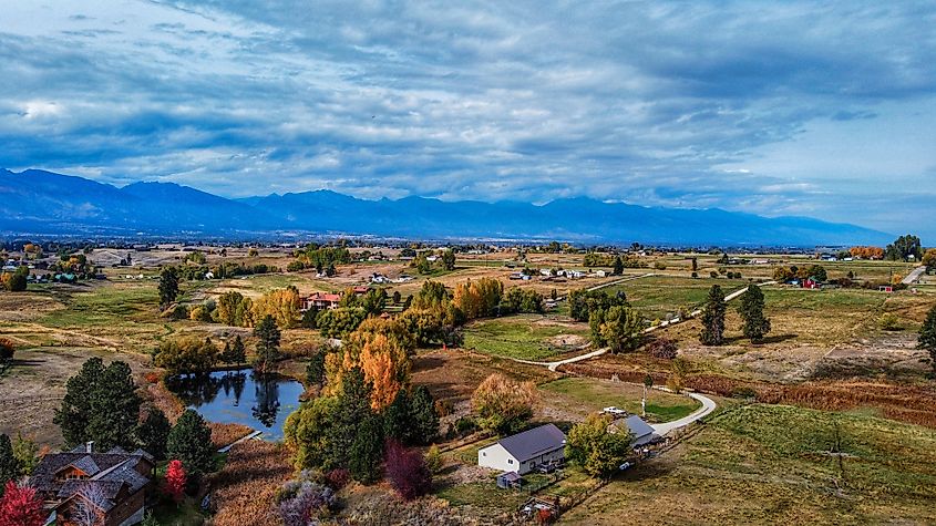 The Bitterroot Valley of Montana.