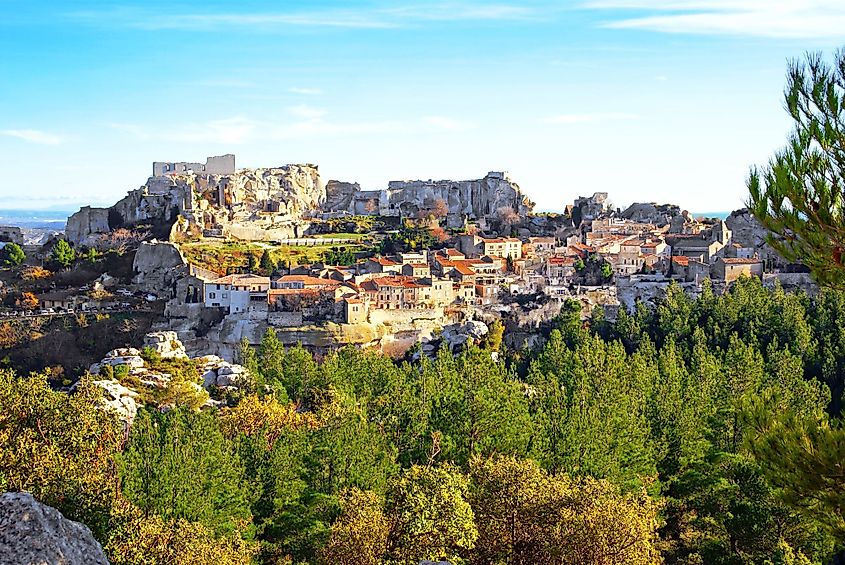 Village of Les Baux-de-Provence, France