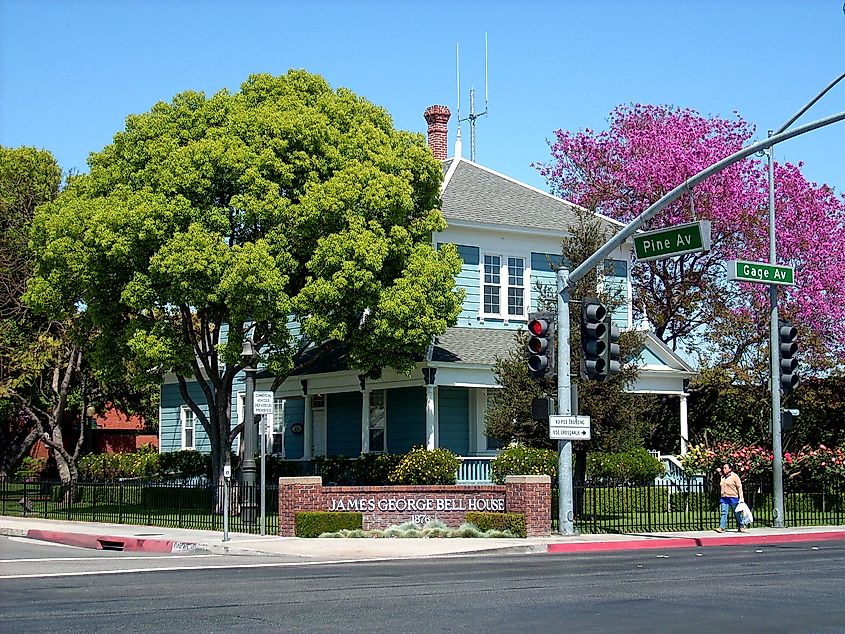 James George Bell House in Bell, California