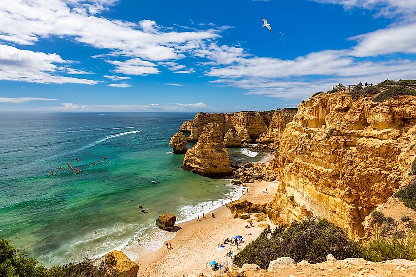 Praia da Marinha in Algarve, Portugal. Credit: DaLiu / Shutterstock