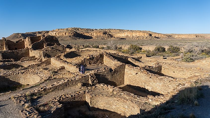 Chaco Culture National Historical Park in New Mexico. 