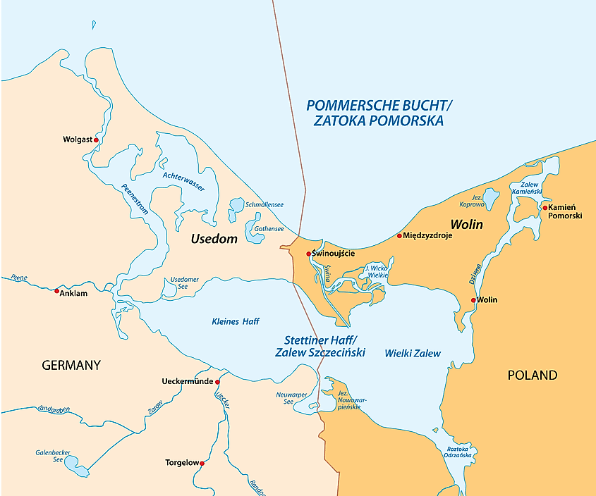 Usedom map