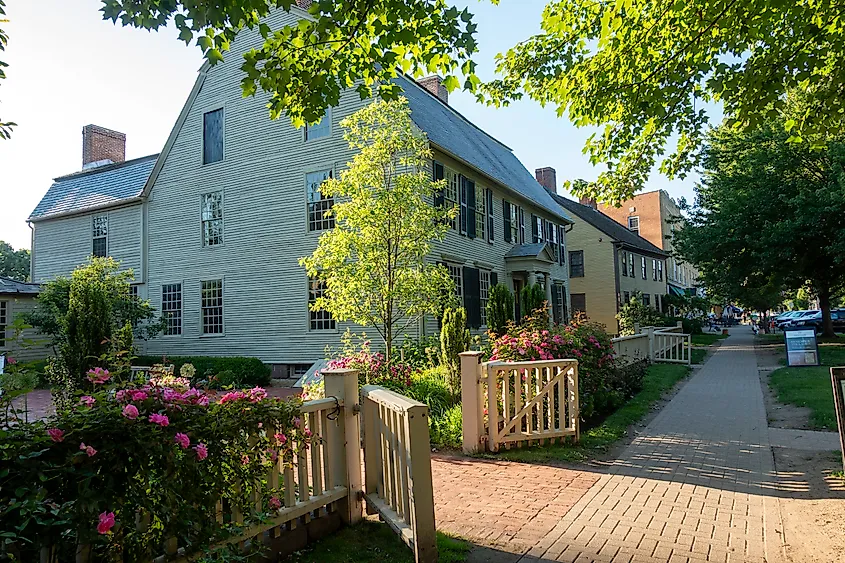 Main Street in Old Wethersfield, Connecticut