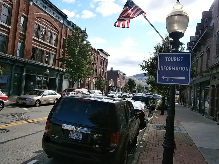 Beacon, New York Main Street looking east