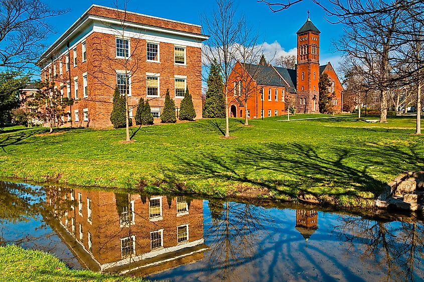 Gettysburg College in Gettysburg, Pennyslvania.