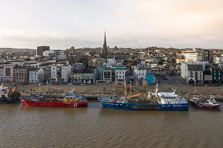 Harbor in Wexford, Ireland