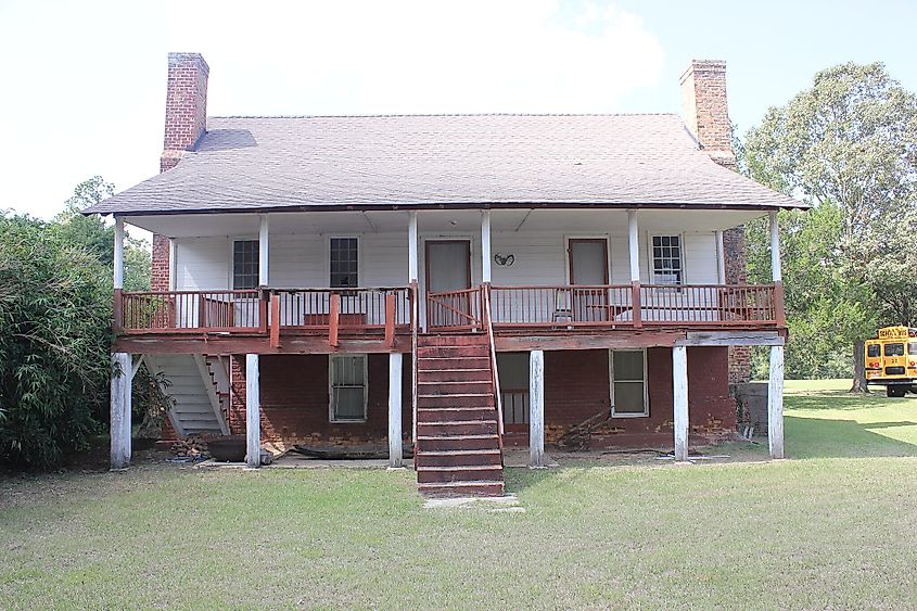 John Ford Home, also known as Ford's Fort, in Marion County, Mississippi.