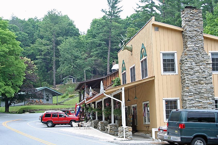 Downtown Little Switzerland, North Carolina.