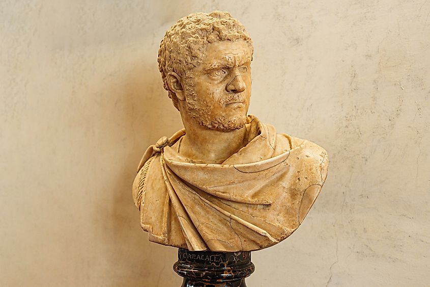Bust of Caracalla (Editorial credit: Ivan Moreno sl / Shutterstock.com)