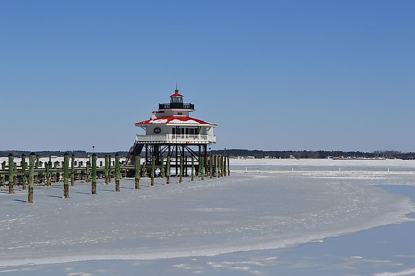 Choptank River Lighthouse, Cambridge, MD.