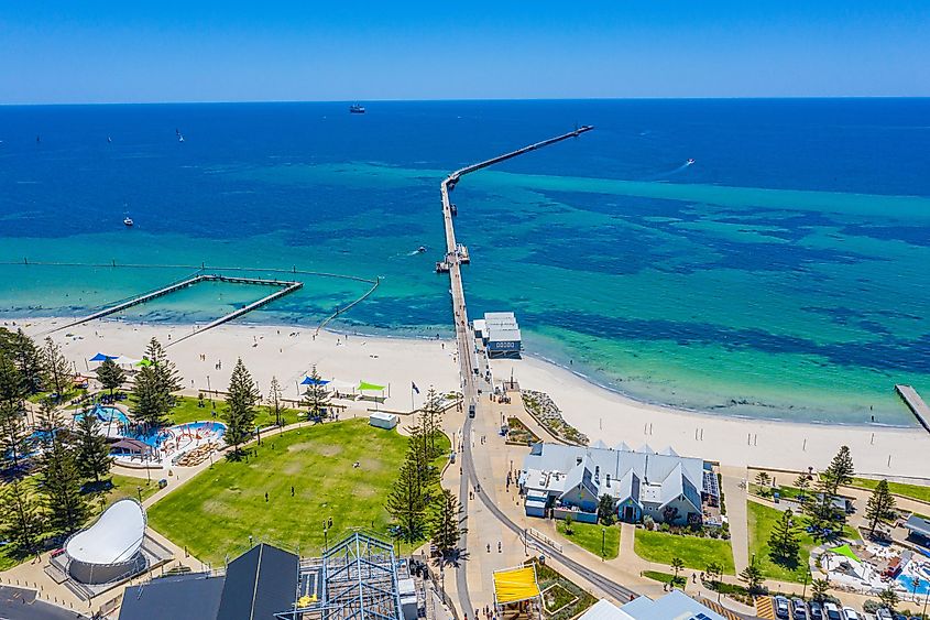 The spectacular town of Busselton, Western Australia.