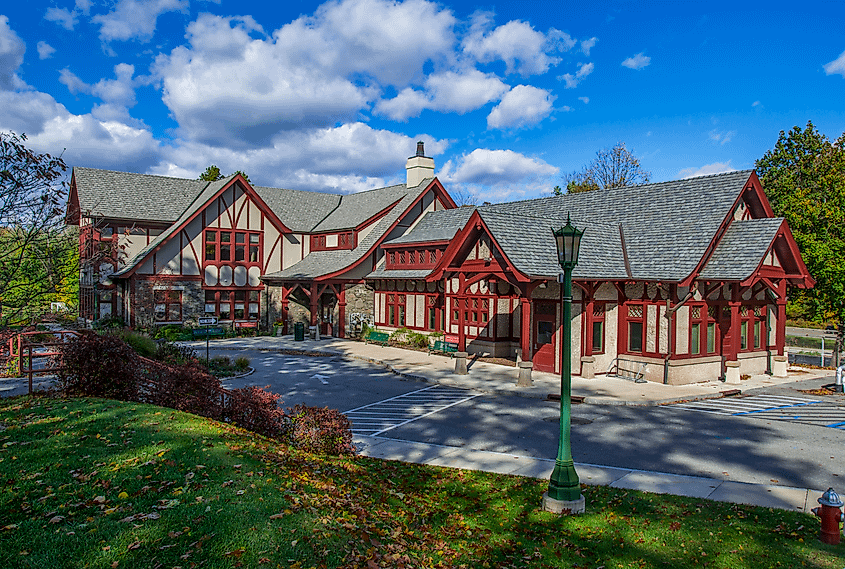 The Briarcliff Manor Public Library, October 23, 2016.