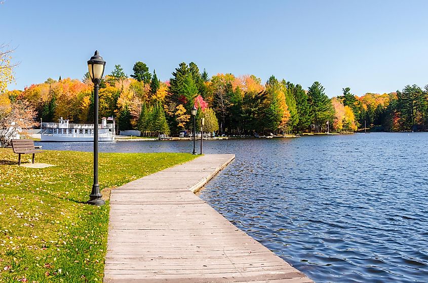 Fourth Lake in Old Forge, New York.