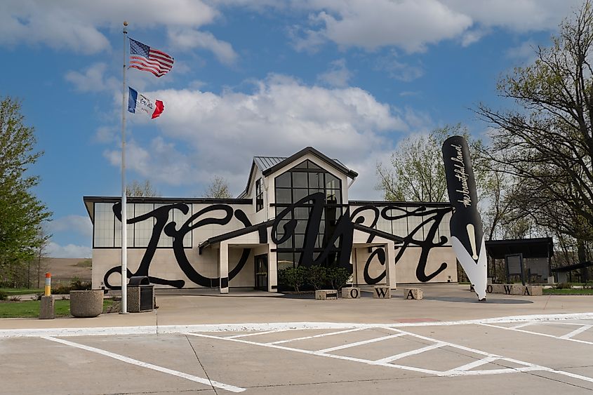 Literary Rest Stop in Tiffin, Iowa.