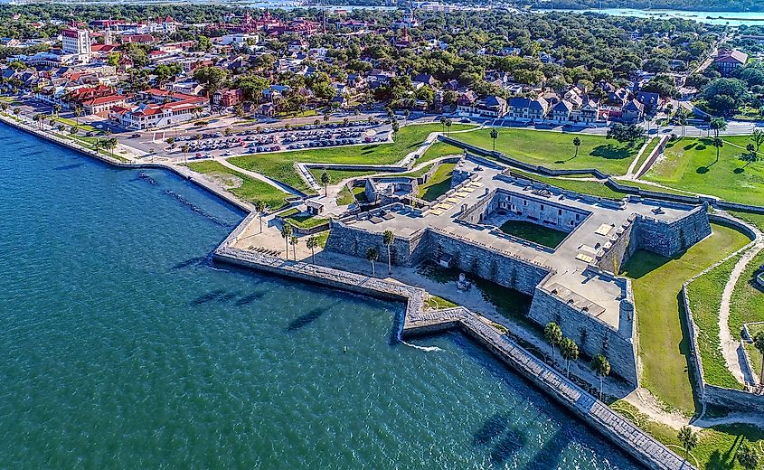 Castillo de San Marcos in St Augustine, Florida