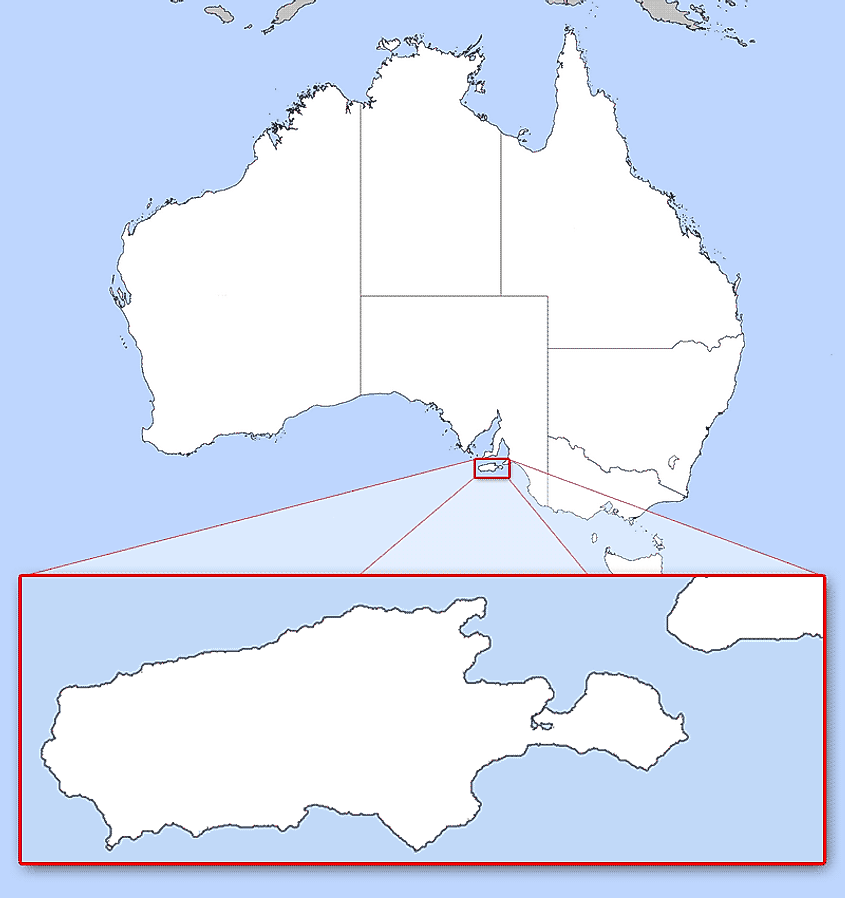 Kangaroo Island Map 
