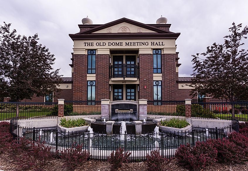 A historical building in Riverton, Utah