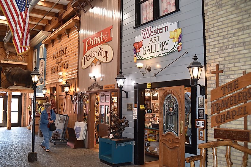 Stores in Wall, South Dakota, via Paul R. Jones / Shutterstock.com