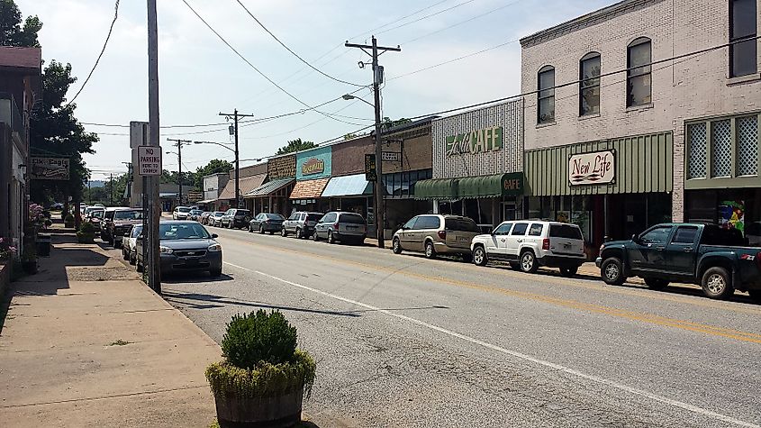 Downtown Leslie, Arkansas