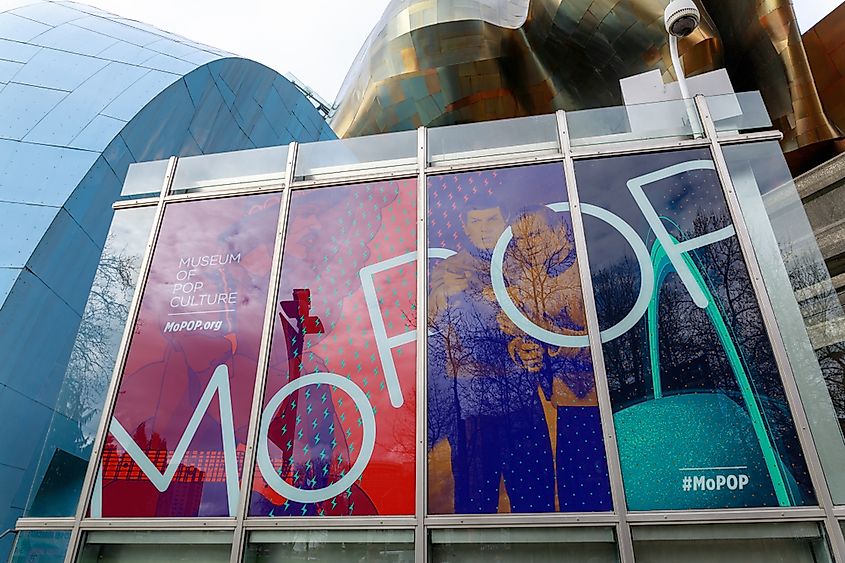 The Museum of Pop Culture (MoPOP). Credit: ARTYOORAN / Shutterstock.com