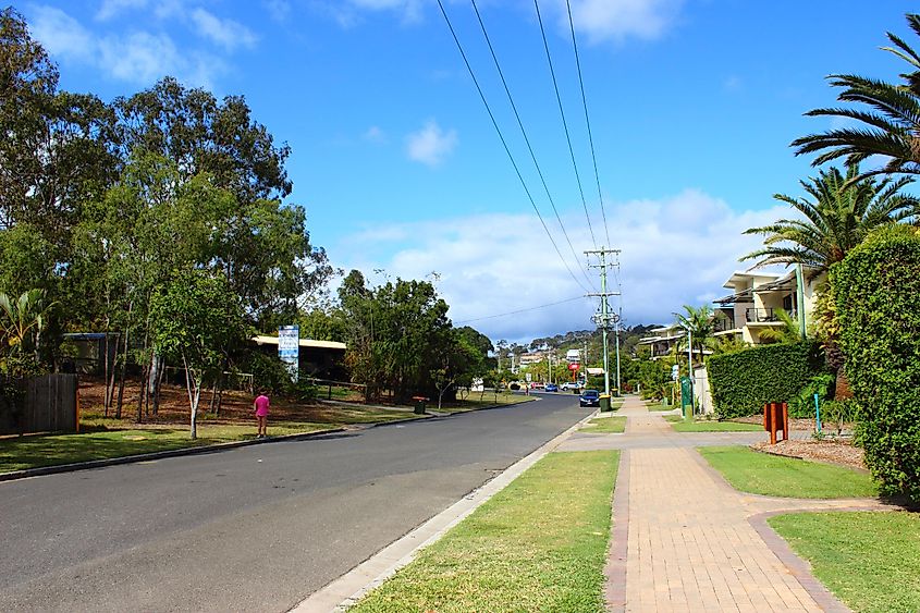 Street view of Agnes Water, Queensland
