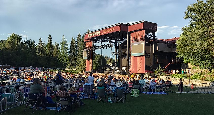 Ironstone Amphitheatre in Murphys, California.