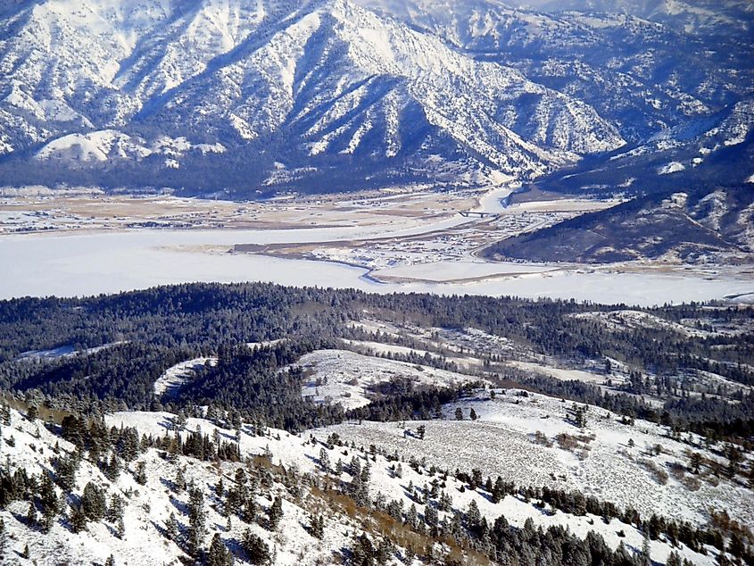 Aerial view of Alpine during winter, By WyGJim - Own work, Public Domain, https://commons.wikimedia.org/w/index.php?curid=8716770