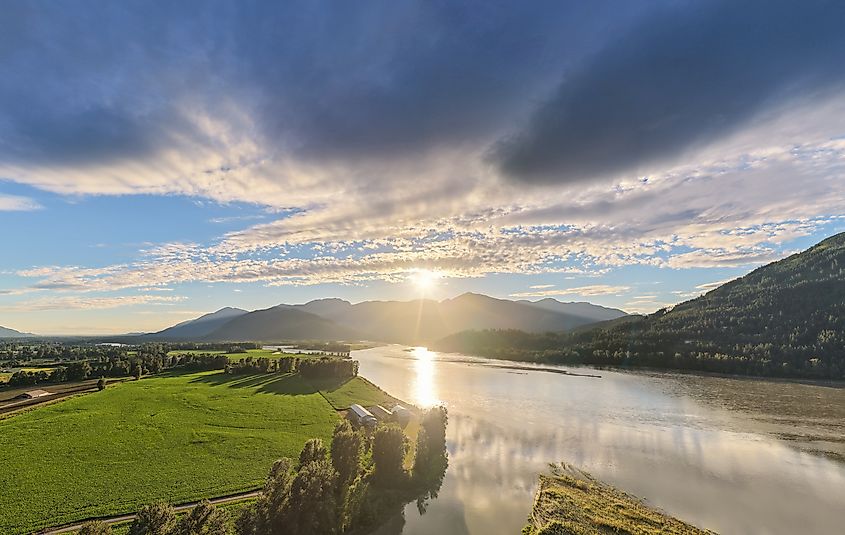 Fraser Valley near Chilliwack, British Columbia