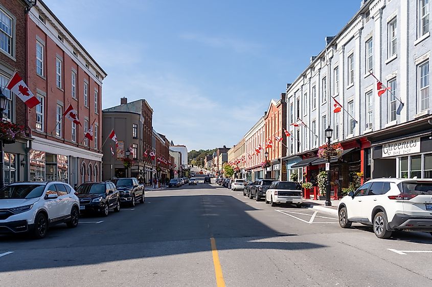 The Heritage Business District in Port Hope, Ontario, Canada.