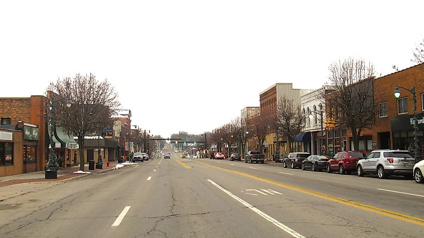 Downtown Jonesville, Michigan